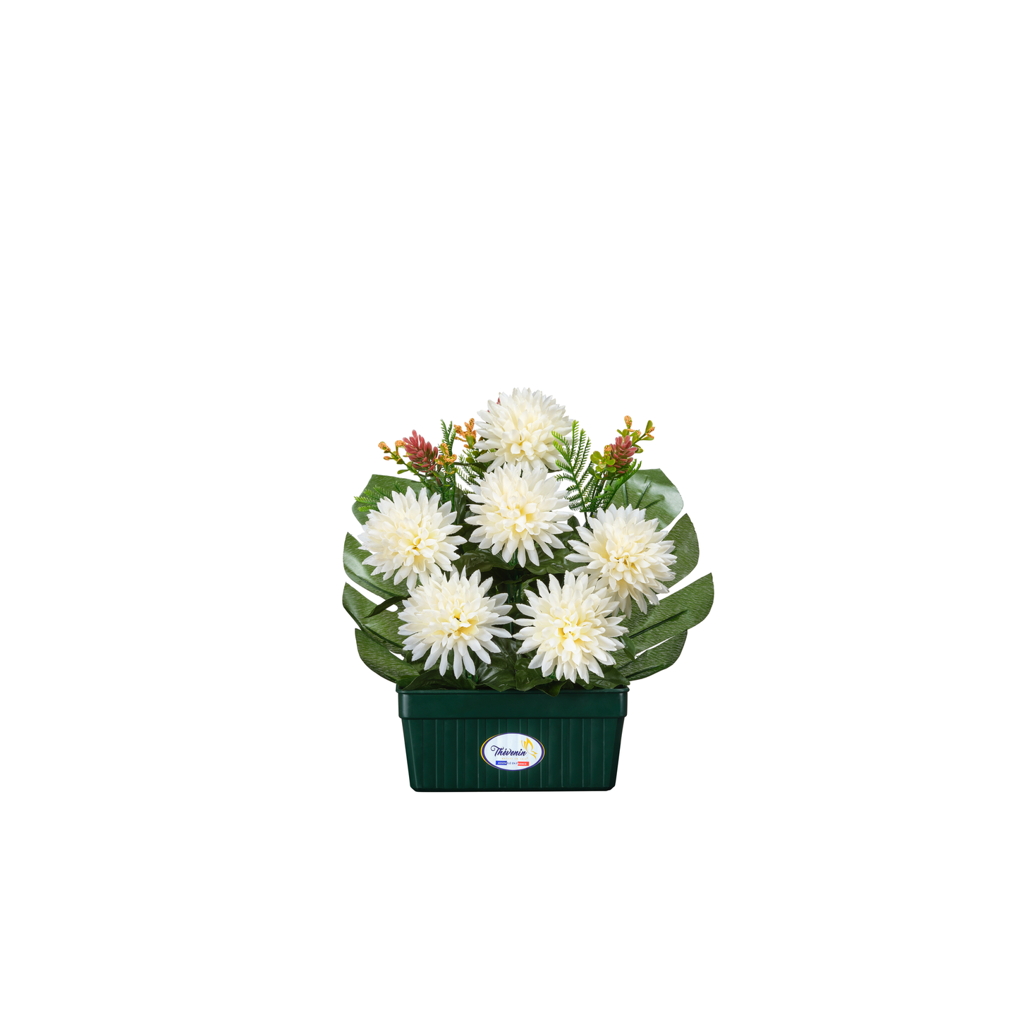JARDINIERE DE POMPONNETTES ET VERDURE