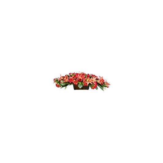Raquette Hortensias/Lys/Roses
